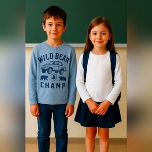 🎈Children Place Girl Navy Skort  Sz5